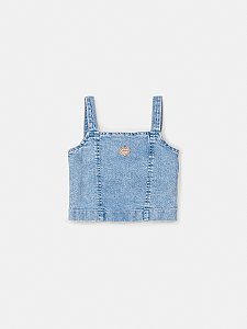 Top Jeans com Pingente de Coração Animê Kids N4128