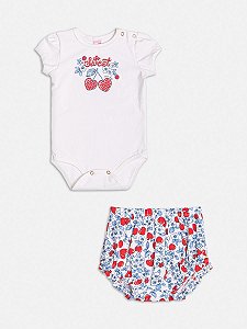 Conjunto Floral com Cerejas Momi Baby C2307