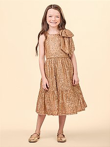 Vestido de Paetê com Maxi Laço Animê n4272