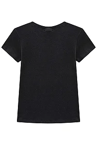 Blusa em Ribana 1x1 80302 Vic&Vicky Preta