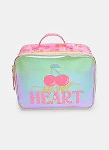 Necessaire Grande Gata Cereja Rosa Puket