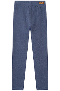 Calça Legging em Malha Denim 89252 Kukiê Infantil Menina