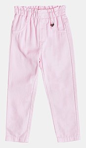 Calda de Sarja e Elástico Com Pingente Rosa Momi J6208