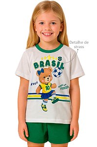 Camiseta MC Ursinha Jogadora Brasil Kukiê 99740