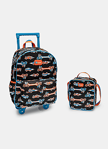 Kit Mochila + Lancheira Gorila Racing Puket
