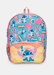 Mochila Costas Grande Holográfica Stitch Puket