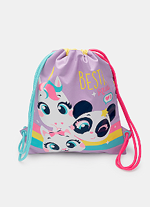Mochila Saquinho Multibichos Best Friend Puket