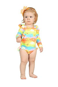 Maiô ML Solzinho Siri Kids Jaque Est Color Sky 39407-90111
