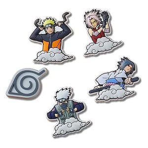 Jibbitz Naruto Uzumaki Pack Com 5 Peças