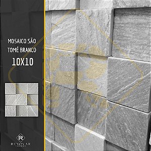 São Tomé Branca 10x10 - Decor Pedras Curitiba