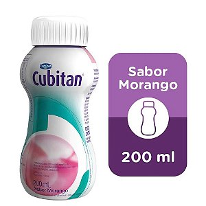 Cubitan 200ML  morango  (KIT C/ 6 UNIDADES)  DANONE