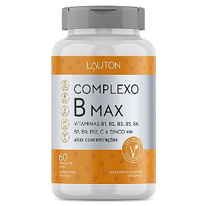 COMPLEXO B  Max - 60 Cápsulas - Lauton Nutrition