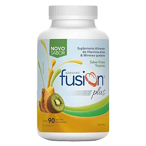 Suplemento Bariatric Fusion Plus FRUTAS Tropical 90 past. KIT 2 UN.- SUPRIMED
