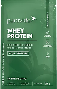 WHEY PROTEIN ISOLADO WHEY 100% ISOLADO NEUTRO26 g  PURA VIDA