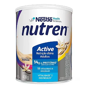 NUTREN ACTIVE BAUNILHA PO 400G - NESTLE
