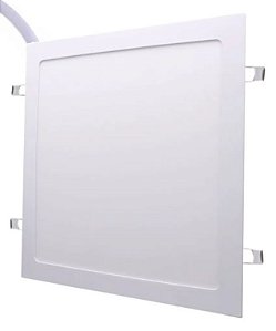 Luminária LED 25w Plafon de Embutir 30x30 cm Branco Frio 6500k