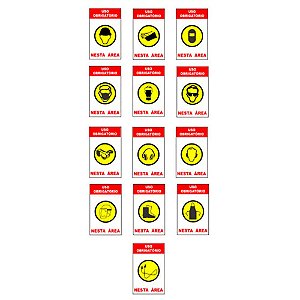 Placas de Sinalização de Obrigatoriedade