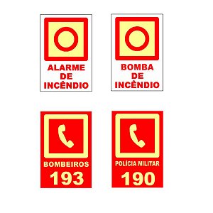 Placas de Sinalização de Equipamento