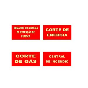 Placas de Sinalização de Equipamento