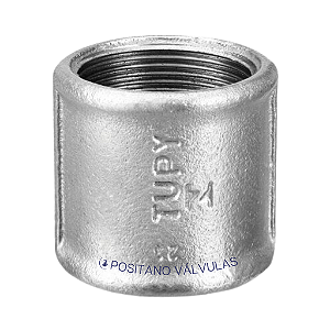 Luva Galvanizado TUPY-270 Rosca BSP Femea 4"
