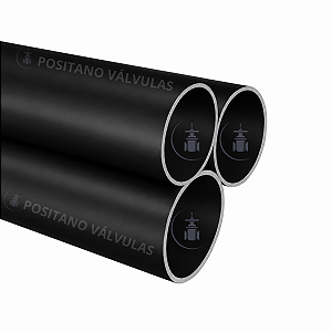 Tubo Aço Carbono Preto Schedule 10 Ponta Lisa P/ Solda - NBR 5590