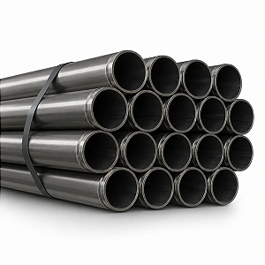 Tubo Aço Carbono Preto Schedule 10 Ranhurado - NBR 5590