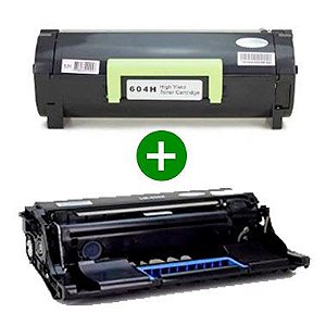 TONER LEXMARK UNIVERSAL MX/MS 504X/604X 10K + FOTOCONDUTOR LEXMARK MX/MX 50F0Z00 60K