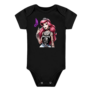 Body Bebê Megadeth Princesa Pink
