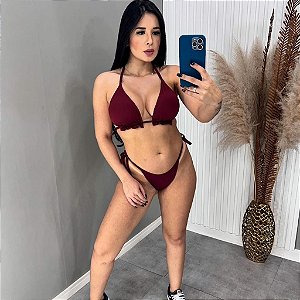 Biquíni Cortininha com Bojo Suplex