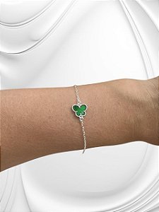 Pulseira Borboleta Verde