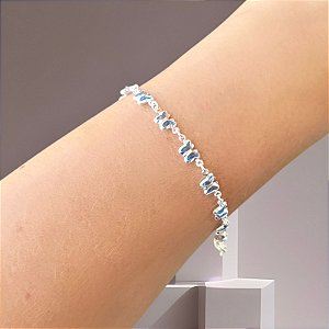 Pulseira Borboleta Azul