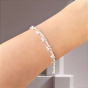 Pulseira Borboleta Cristal