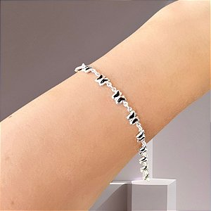 Pulseira Borboleta Preta