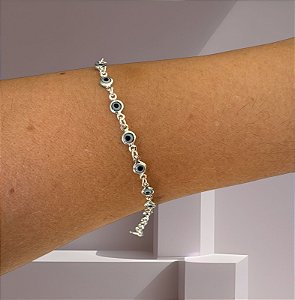 Pulseira Olho Grego Azul