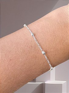 Pulseira Corrente 2x1 Bolinha