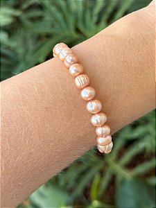 Pulseira em Pérola Rose