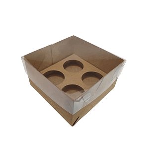 20 Caixas para 04 Doces / brigadeiro/ docinhos  doce gourmet