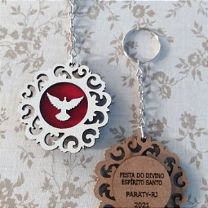 Chaveiro para Festa do Divino Espírito Santo - Modelo2 - Kit com 30 peças