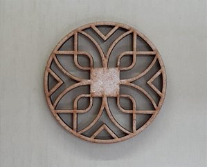 Mandala Lotus P - Crú - 8 cm - MODELO - C18