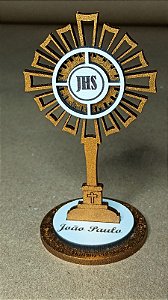 Lembrança de Eucaristia - Ostensorio Ouro