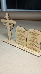 Enfeite de mesa 10 mandamentos