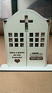 Capela enfeite de mesa -  Sagrado Coração de Jesus