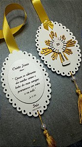 Escapulário Duplo - Primeira Eucaristia / Comunhão