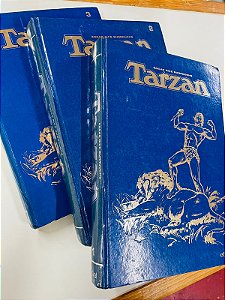 Tarzan - Edição encadernada Volumes 1 a 3 Completo (Ebal, 1989)