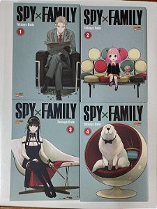 Spy X Family, De Tatsuya Endo - Vols. 1 A 4 - Em Português