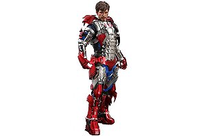 Tony Stark Mark V Suit Up Version Homem de Ferro 2 Movie Masterpiece Hot Toys original