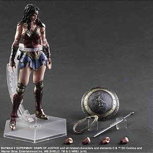 Mulher Maravilha Batman vs Superman Dawn of Justice Play arts Kai Square Enix Original