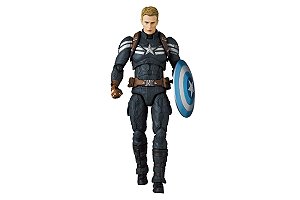 Capitão America Stealth Suit Capitão America O soldado invernal Mafex 202 Medicom Toy Original