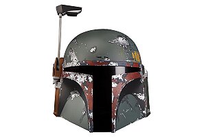 Capacete eletrônico Boba Fett Star Wars O Império Contra-Ataca The Black Series Hasbro Original