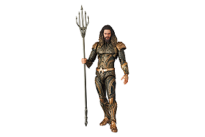 Aquaman Liga da Justiça de Zack Snyder Mafex 209 Medicom Toy Original